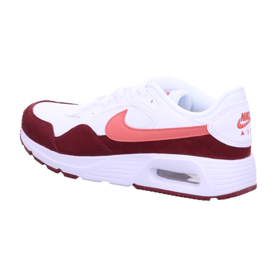 NIKE FJ3242 100 W NIKE AIR MAX SC WHITE ADOBE WHITE ADOBE TEAM RED Fashion Sneaker Halbschuhe Damen Schuh Volk