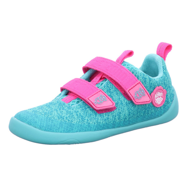 Affenzahn 00397 30003 Halbschuh Knit Happy Eule Turquoise - Bild 1