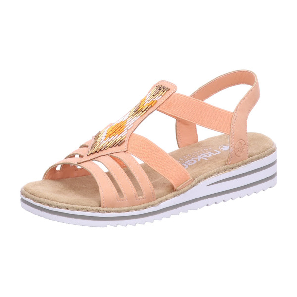 Rieker V0651 38 FSK Damen Sandalen aprikot - Bild 1