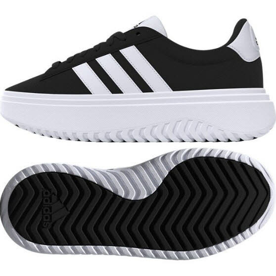 adidas IE1102 GRAND COURT PLATFORM CBLACK/FTWWHT/CBLACK