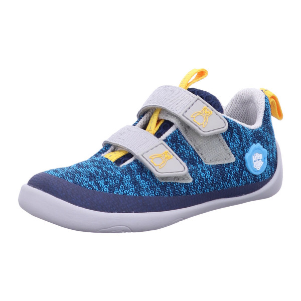 Affenzahn 00397 30001 Halbschuh Knit Happy Pinguin Blue - Bild 1