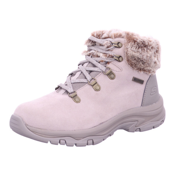 Skechers 167178 Lace Up Faux Fur Cuff Boot W/ beige - Bild 1