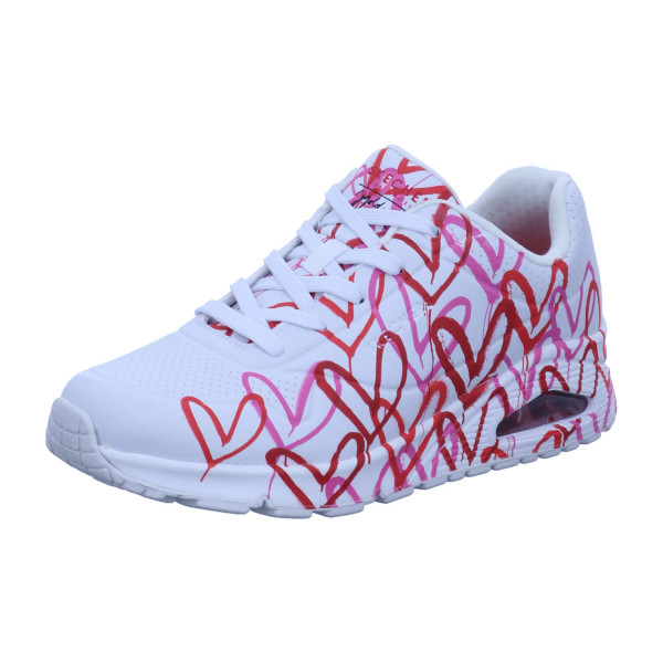 Skechers 155507 WRPK UNO - SPREAD THE LOVE weiss - Bild 1