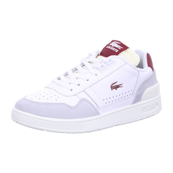 Lacoste 46SFA0061 2G1 T-CLIP WHT/BURG - Bild 1