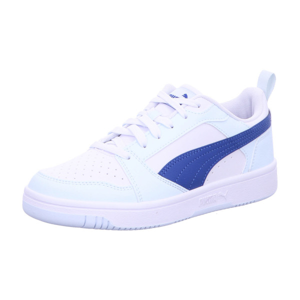 Puma 393833 010 Puma Rebound V6 Lo Jr,PUMA WHI PUMA WHITE-COBALT GL - Bild 1