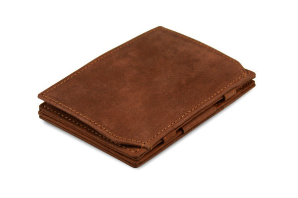 Garzini MW-CP1 JBR Essenziale Coin Pocket Magic Wallet Java Brown - Bild 1