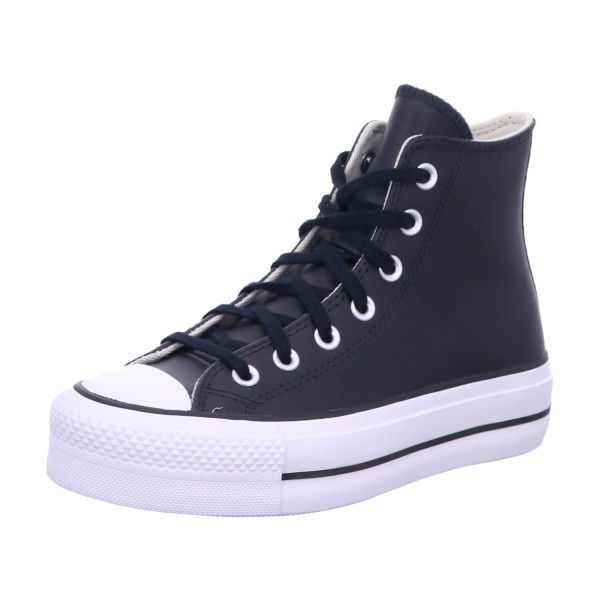 Converse 561675C ALL STAR LEATHER PLATFORM black - Bild 1